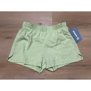 NWT Soffe Athletic Shorts Youth Size Medium Girls With Elastic Waist Mint Green